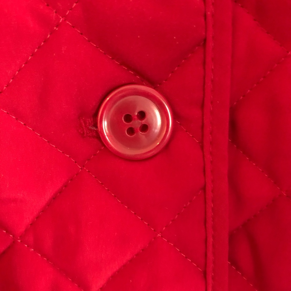 Vintage Covington Cranberry Red Quilted Jacket - Picture 7 of 9